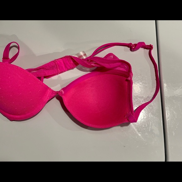EUC Xhilaration bra hot pink Sz 32A fab cond - Picture 6 of 8
